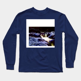 The violet waterfall Long Sleeve T-Shirt